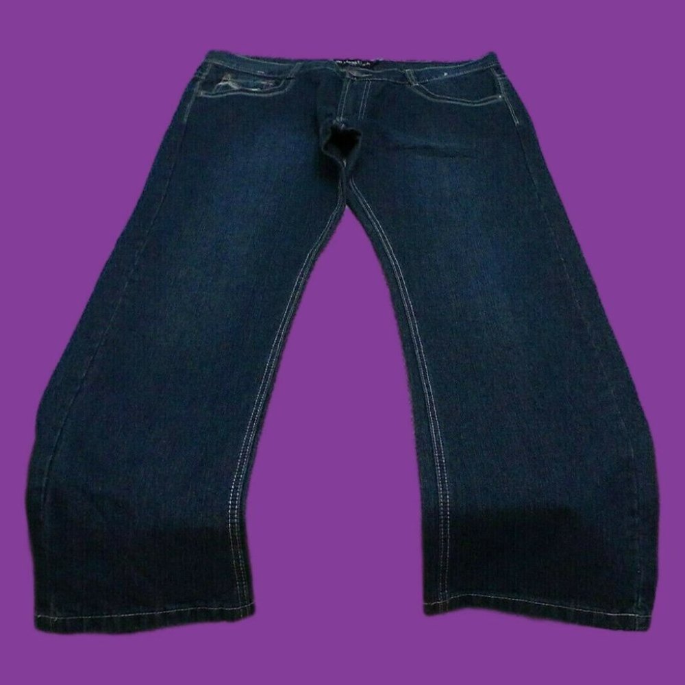 Marx & Dutch Unisex Jeans (40x32) Classic Fit Comfort Straight Legs Medium Wash - Picture 4 of 16